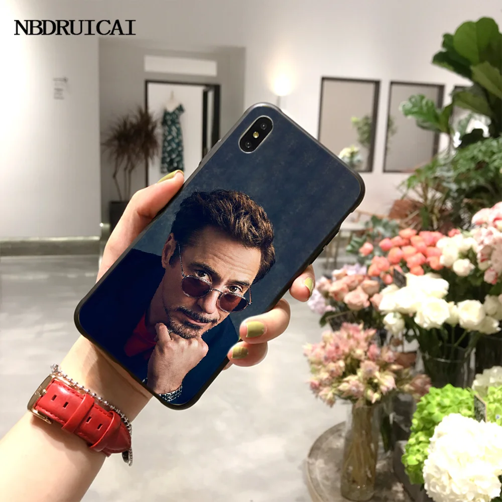 penghuwan robert downey jr soft silicone tpu phone cover for iphone 11 pro xs max 8 7 6 6s plus x 5s se xr case free global shipping