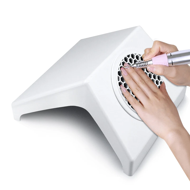 

COMNAIL Nail Dust Collector 80W Strong Nail Dust Suction Collector Vacuum Cleaner With Dust Bag Nail Art Salon Tool