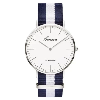 

Zegarki Meskie 2020 New Luxury Brand Men Wristwatch Casual Simple Multiple Colors Fabric Boy Strap Quartz Watch Montres