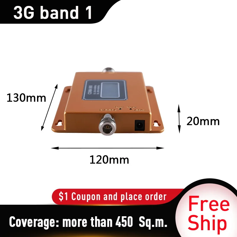 Ретранслятор gsm 3g 4g 2100 МГц UMTS WCDMA LTE Усилитель мобильного сигнала 3G (HSPA) усилитель