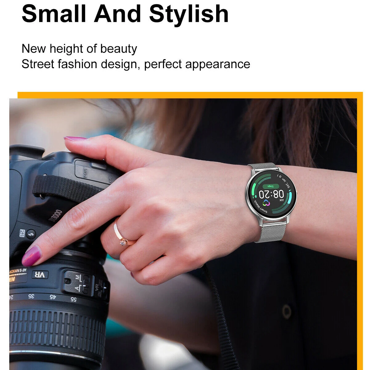 

DT88 Smart Electronics Ditital Watch for Men Women with Full Touch Color Screen Support Heart Rate Monitoring Activity Tracker