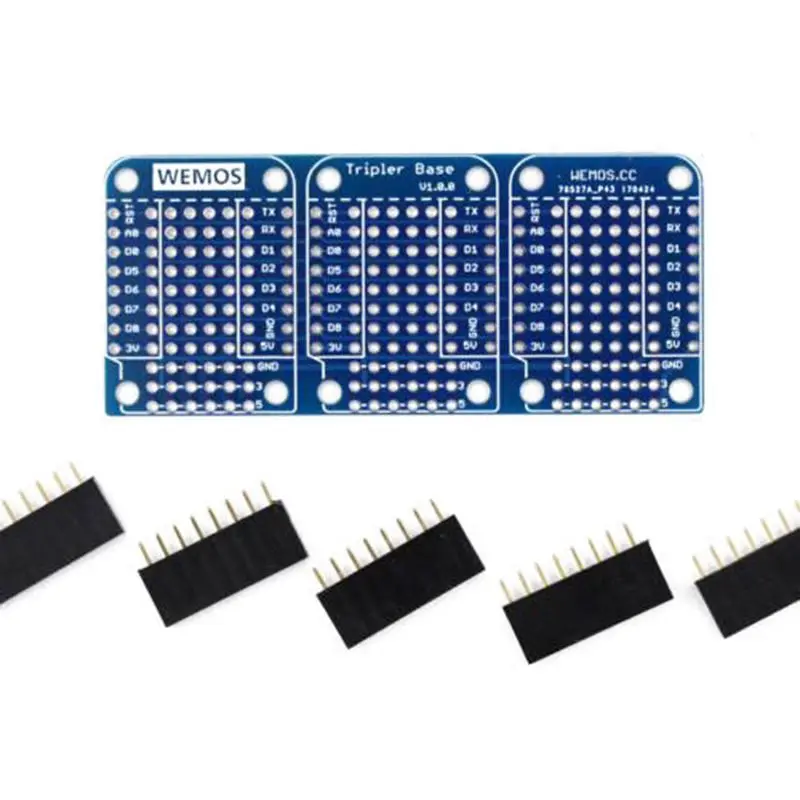 Тройное основание для WeMos D1 mini ESP8266 Dua щит высокое качество | Компьютеры и офис