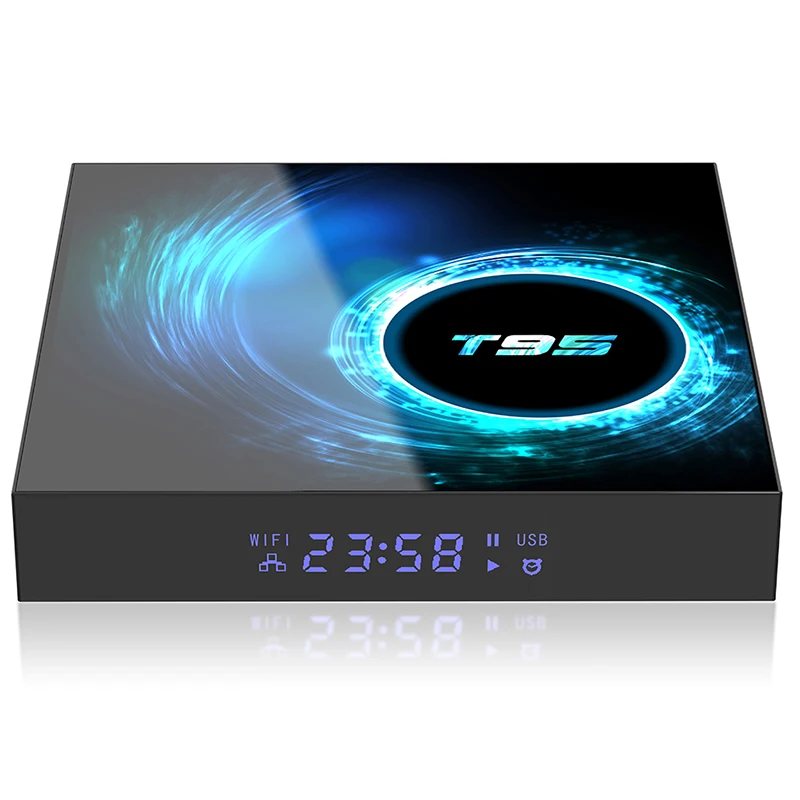 Приставка Смарт-ТВ T95 Android 10 Wifi Bluetooth 5 0 четырехъядерная телеприставка медиаплеер |