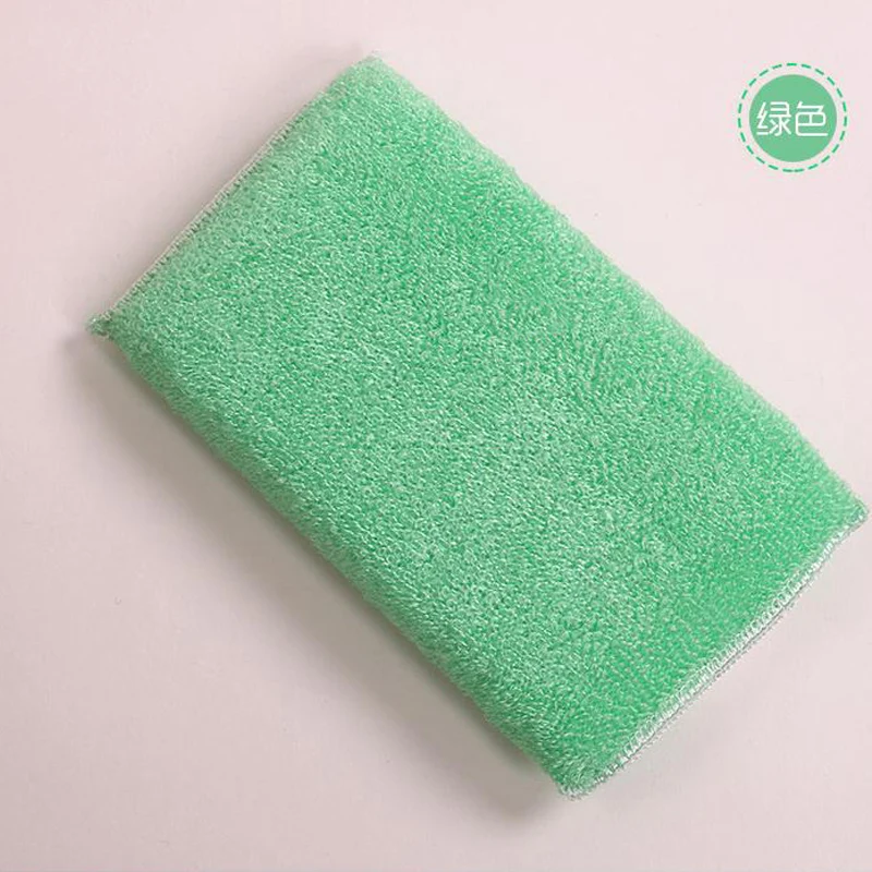 50 шт./лот антижирная бамбуковая губка для мытья посуды Волшебная