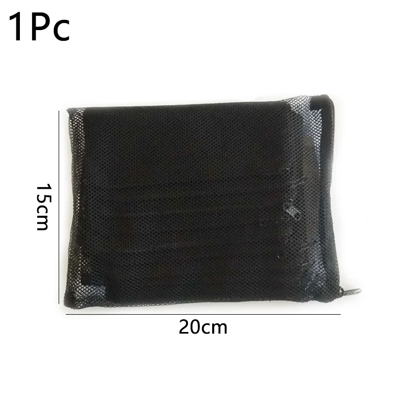 Черная сетчатая сумка для фильтров Сетчатая Сумка аквариума пруда биошариков