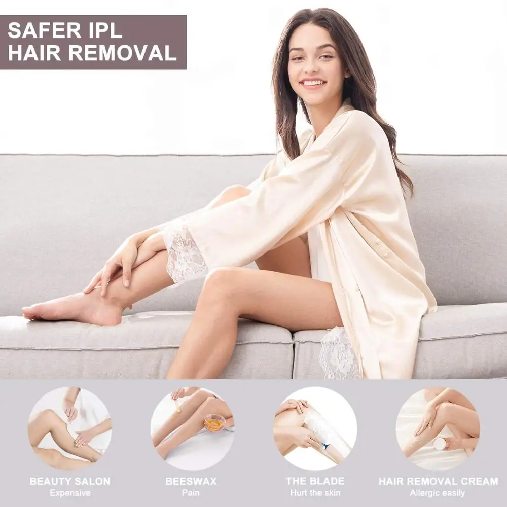 Эпилятор лазерный 999999 вспышек с ЖК-дисплеем | Бытовая техника