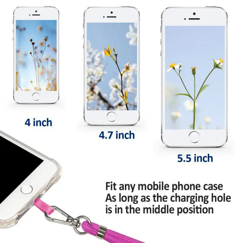 

Phone Lanyard Adjustable Detachable Neck Cord Lanyard Strap And Phone Safety Tether For All Phones And Case Combination