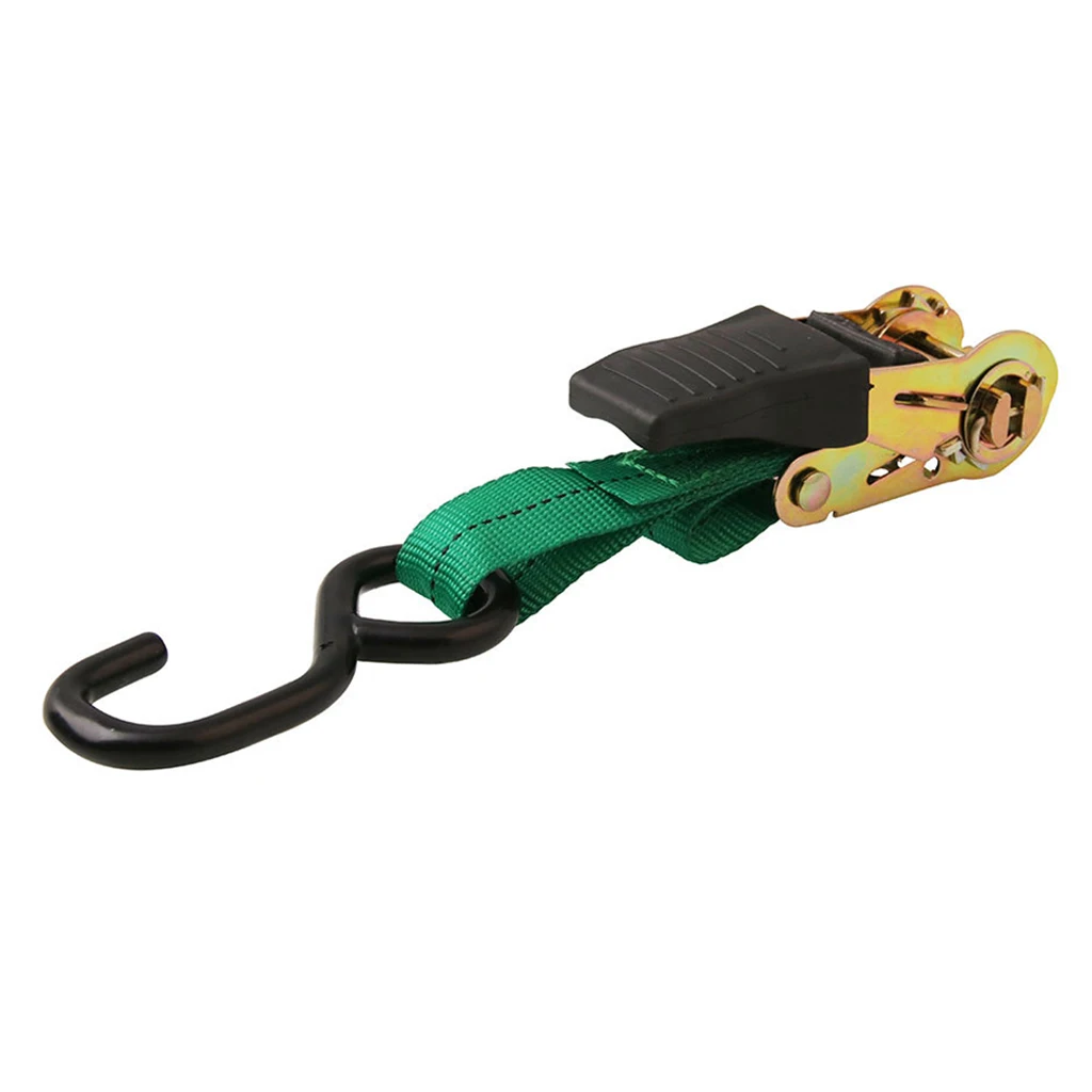 

Ratchet Straps Tie Down 2500Lbs Break Strength Heavy Duty Straps To Safely Move Motorcycle and Cargo