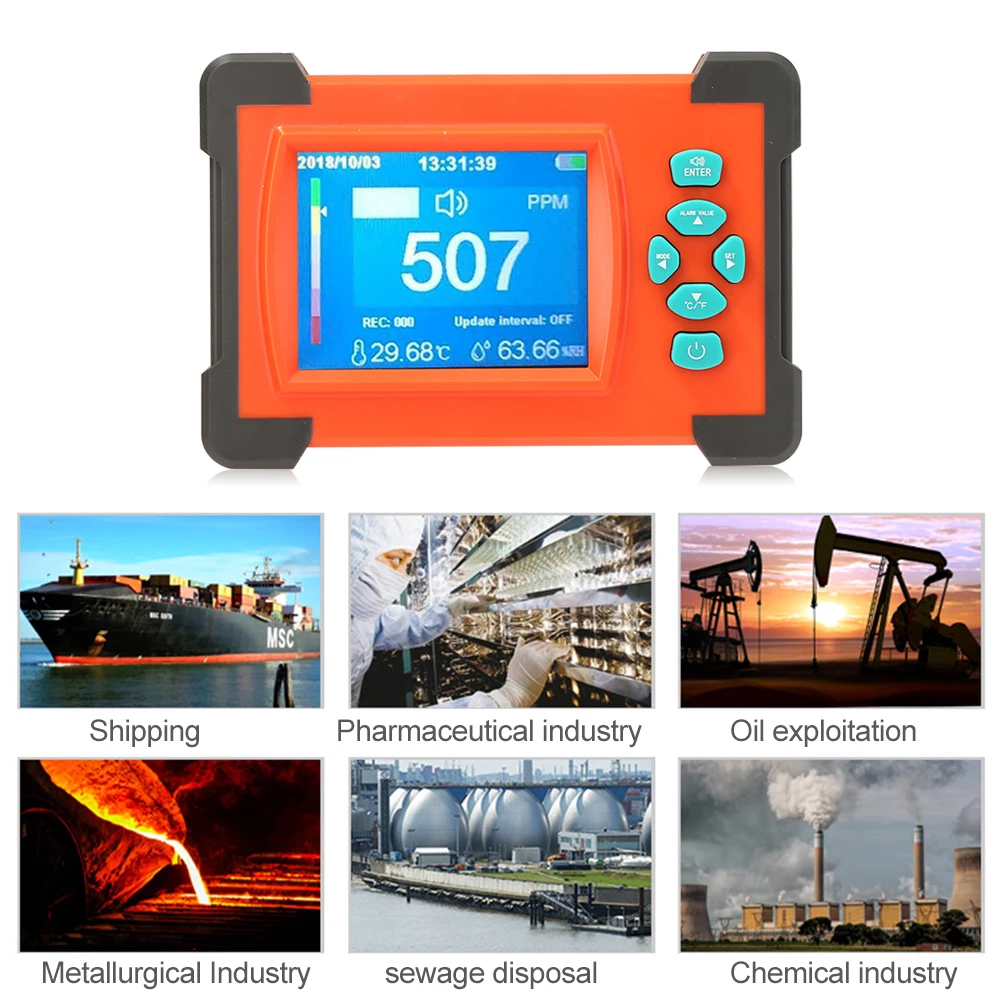 

LCD/PC Meters Carbon Dioxide Detector Gas Analyzer Portable Air Quality Testers Portable Measure Accurately Tools