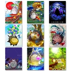 Алмазная 5d-картина Мой сосед Тоторо, настенное Искусство ручной работы, вышивка крестиком, мозаика, полная круглая вышивка, подарки, аниме