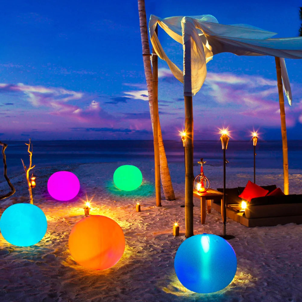

Waterproof LED Garden Ball Light Floating Pool Lawn Lamps Inflatable Solar Light Outdoor Swimming Pool Decoration Balloon Lamps