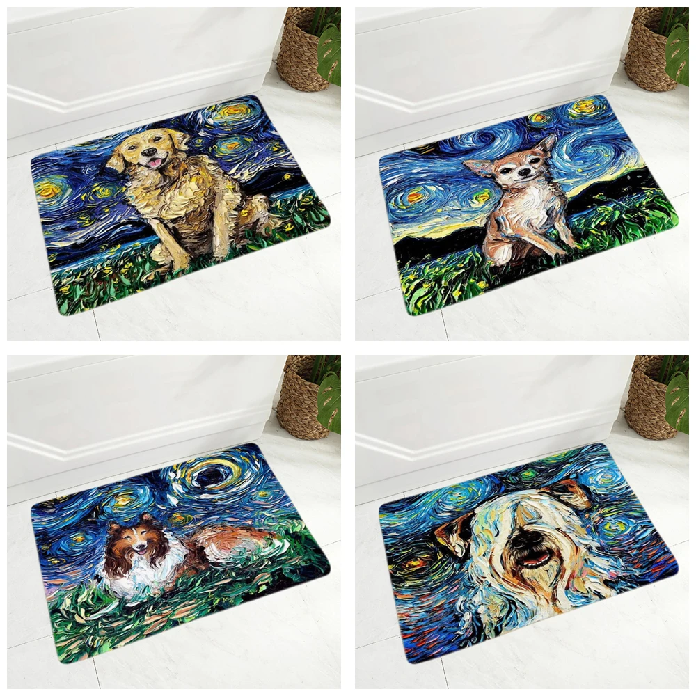 Мультяшный коврик с кошкой напольный мультяшный собакой для детской комнаты