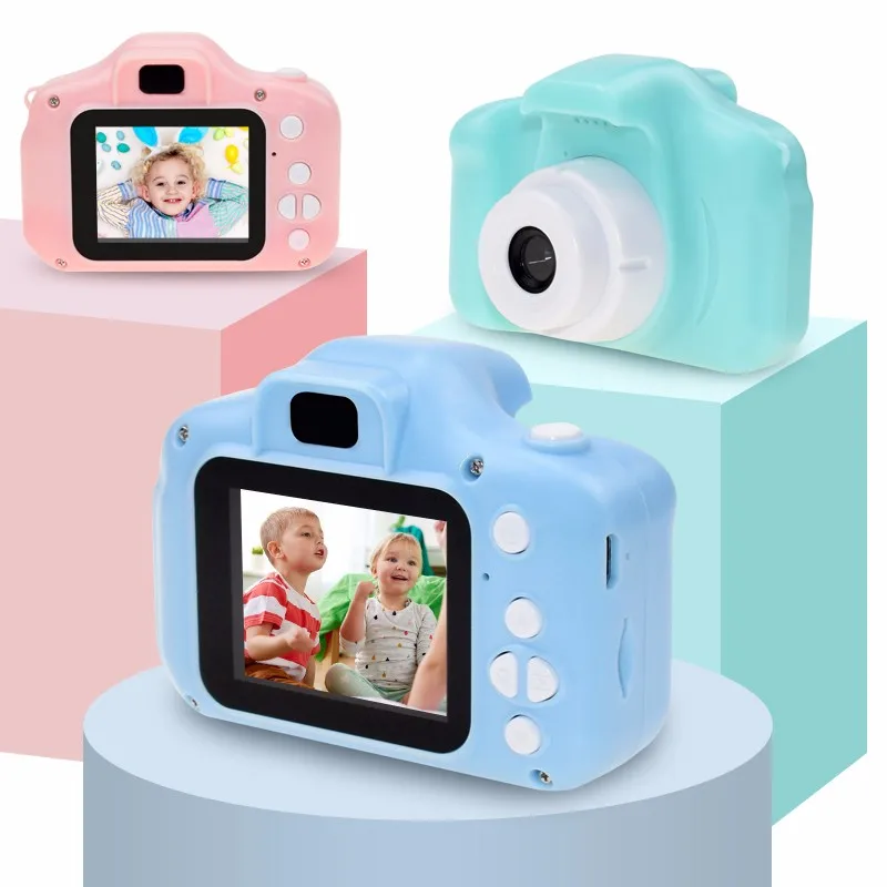 

Cute Children's Camera Cartoon Photo Mini Camera HD Video With SD Card Smart Shooting Digital Camera Kids Toys For Children Gift