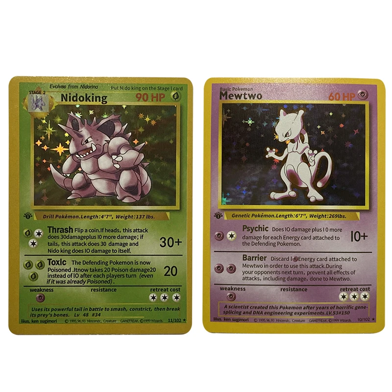 Карточки с покемонами Mewtwo игровая коллекция карт 11 шт. | Игрушки и хобби