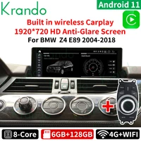 krando 10 25 android 11 0 car radio system for bmw z4 e89 2004 2018 gps navigation multimedia player tablet carplay 6g 128g
