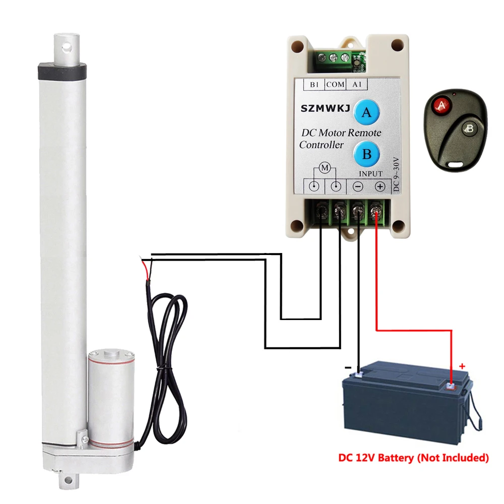 Многофункциональный 14 дюймовый линейный привод с беспроводным контроллером