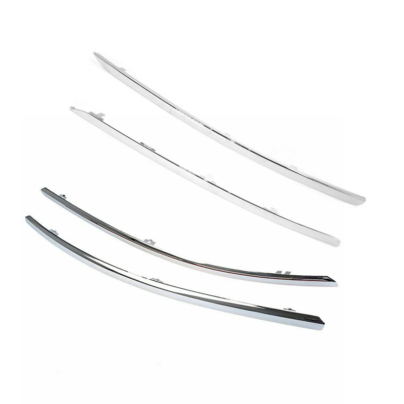 Автомобильный передний бампер Нижняя формовочная отделка хром для A6 C6 4F0853065