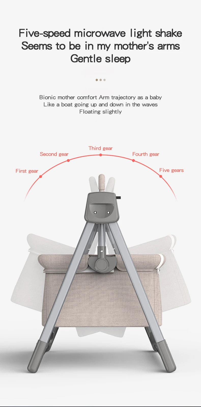 Детская кроватка люлька подвижный Портативный гнездо детская кровать игровая с
