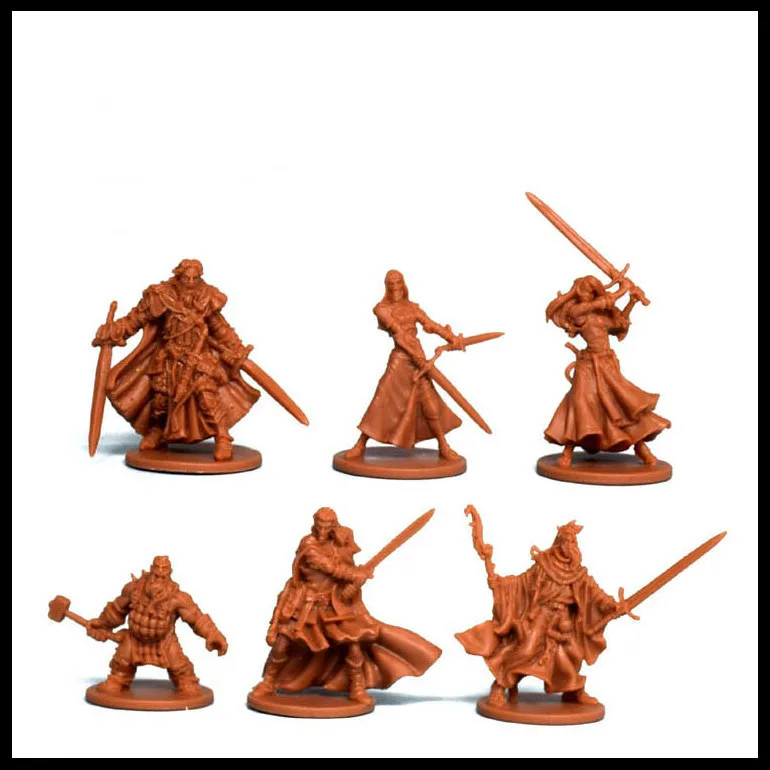 Лучшая цена 1/72 Масштаб модели Zombicide пластиковые наборы герой Модель персонажа