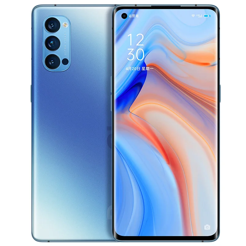 Оригинальный Oppo Reno 4 Pro 5G мобильный телефон 48 0 Мп + 13 МП 12 32 65 Вт супер зарядное