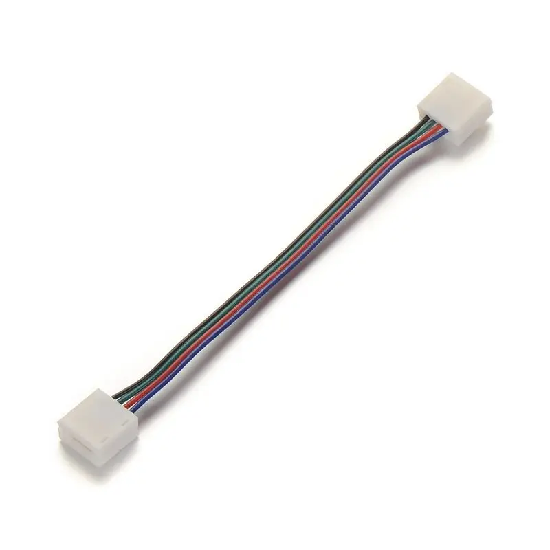 10 мм 4 контактный разъем для светодиодной ленты переходник провода Бесплатная