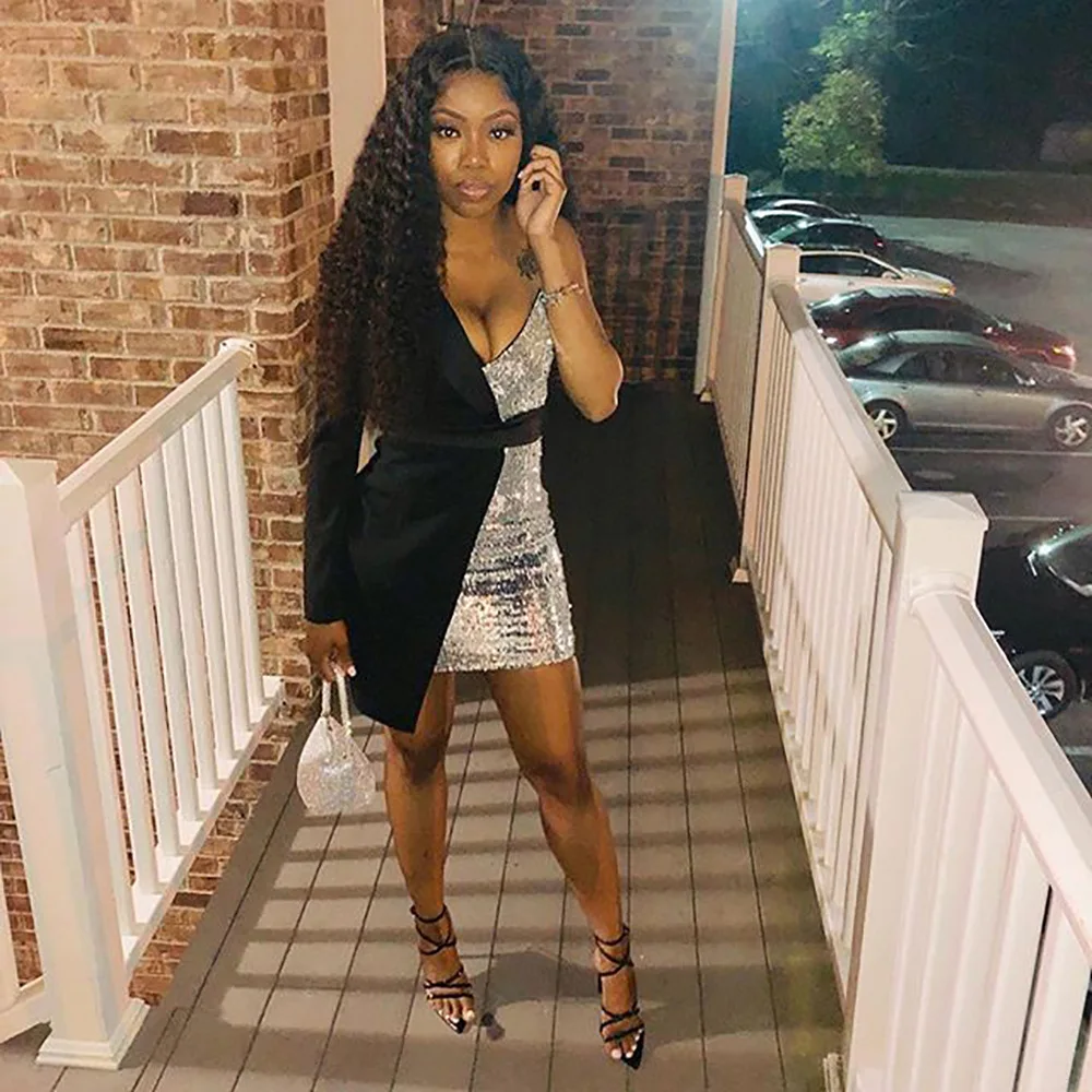 Новые стильные модные женские Асимметричные облегающие пикантные платья с