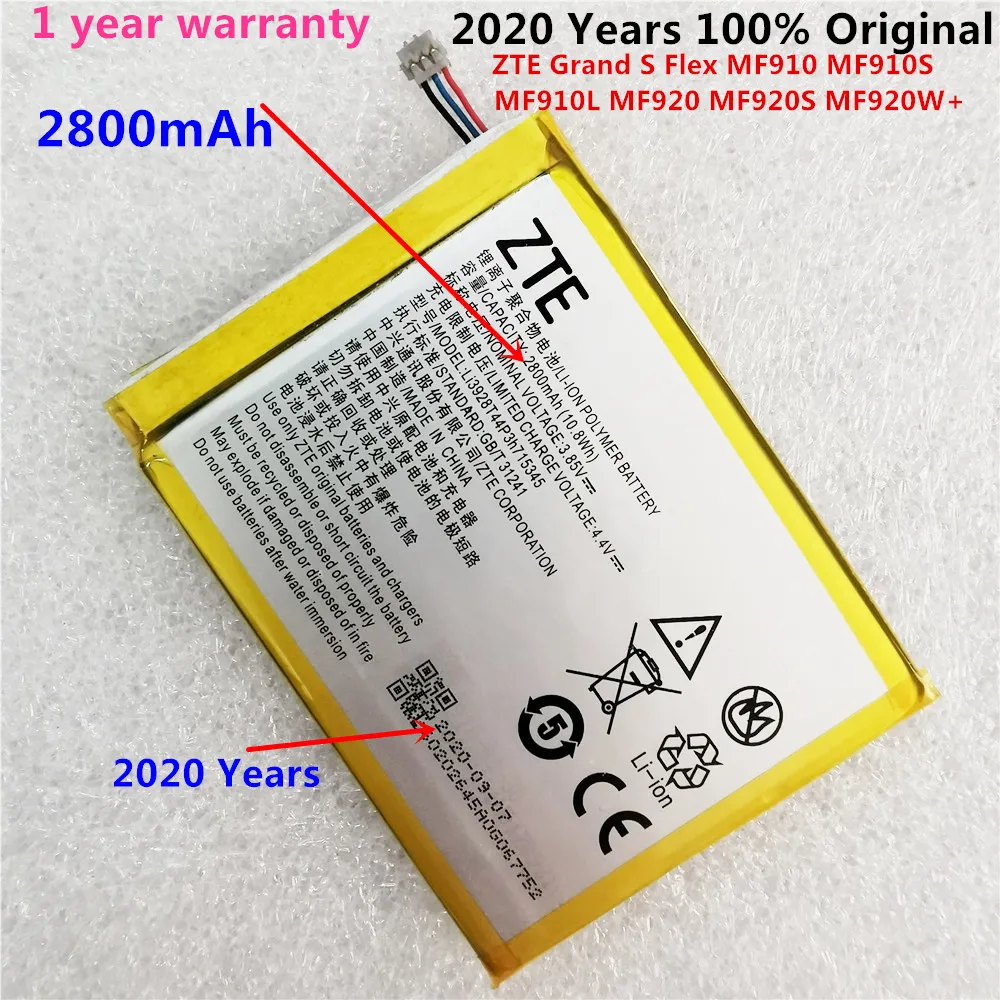 3 8 V 2800 мА/ч Li3820T43P3h715345 для ZTE MF910 MF910S MF910L MF910NL MF910V MF920 MF920A MF920S MF920TS MF920V MF920VS Батарея |