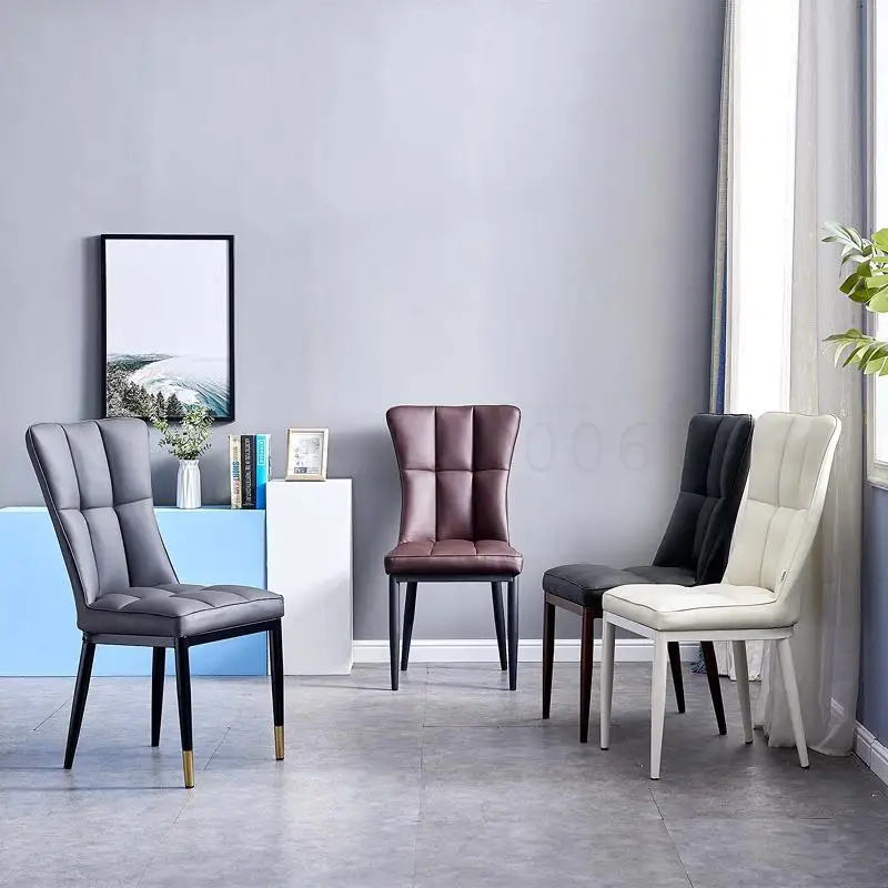 Домашний стул для столовой Простой в европейском и американском стиле с