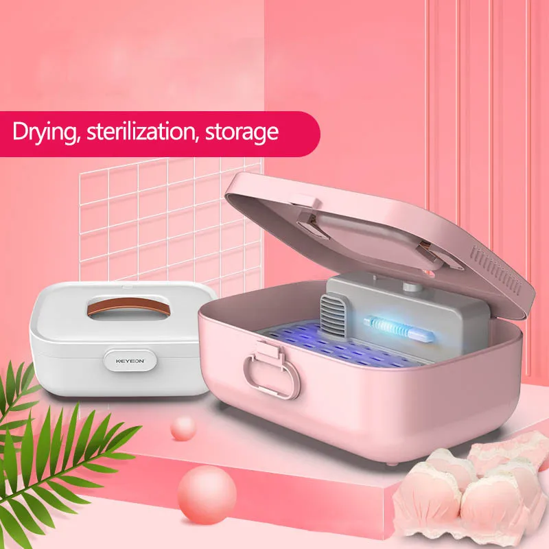 

220V Portable Clothes Dryer Box Multifunction Underwear Disinfection Machine UV Sterilizer Electric Dryer Machine 130W