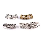 3 шт.компл. кольцо для волос ретро полый дреды шарик манжета зажим микро кольца трубка для африканской косы аксессуары для плетения кос Инструмент