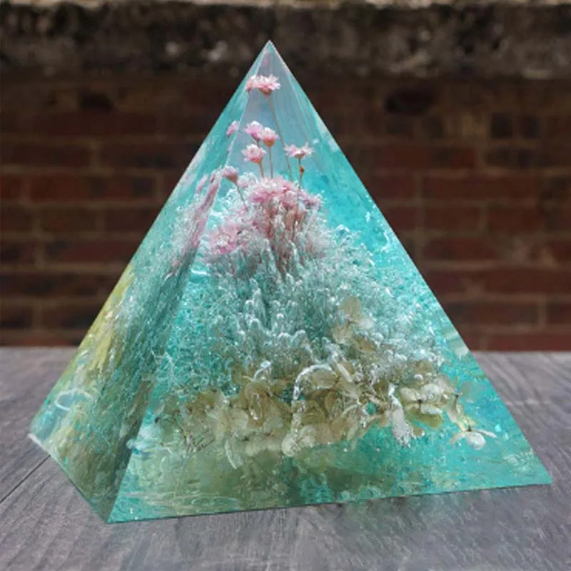 Большая пирамида силиконовая форма ремесло прозрачная эпоксидная смола для