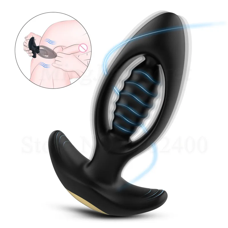 

Hollow Design 9 Speeds Vibrating Anal Vibrators Male Prostate Massager Anus G Spot Butt Plug Sex Toys For Women Men Couples