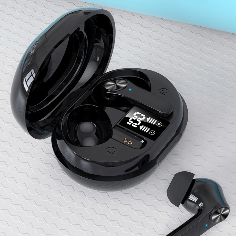 

D01 Bluetooth Wireless Headphones Waterproof Earphones key Control Wireless Headsets Sports Earbuds Phone For IOS Android Phone