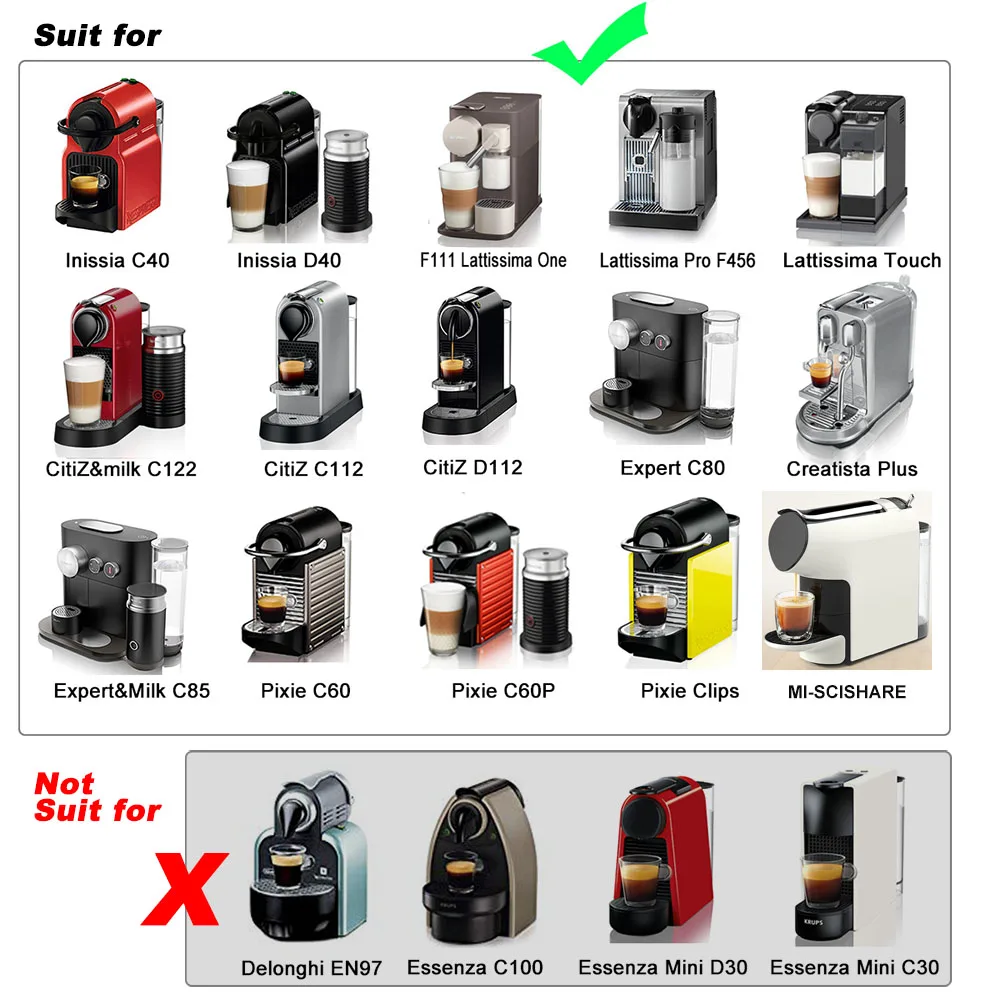 Нержавеющая Сталь Nespresso многоразовая кофейная капсула трамбовочная многоразовая кофейная капсула аксессуары для кухни деловой Новогодний подарок