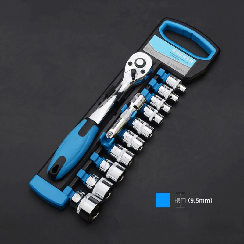 0.375 inch 12pcs set Набор комбинированных гаечных ключей из хром-ванадиевой стали - Цвет: 0.375 inch 12pcs set