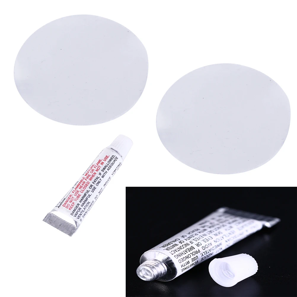 

1Pcs+2 * PVC patch film PVC Puncture Repair Patch Glue Kit Adhesive For Swimming Pools Float Air Bed Dinghies