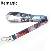 vikings neck strap lanyard keychain mobile phone strap id badge holder rope key chain keyrings cosplay accessories gift