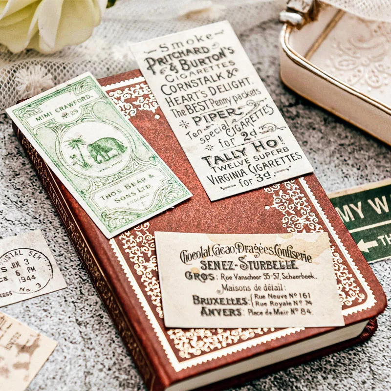 28 шт. винтажные наклейки на бумажные пятна | Дом и сад