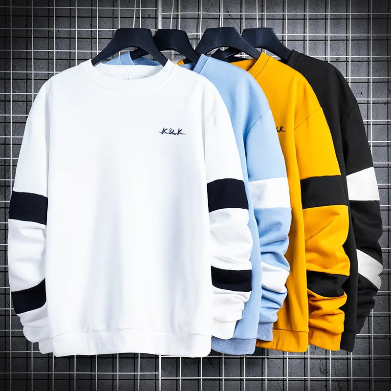 Ymwmhu новые мужские свитшоты черная Повседневная осенняя и зимняя одежда для