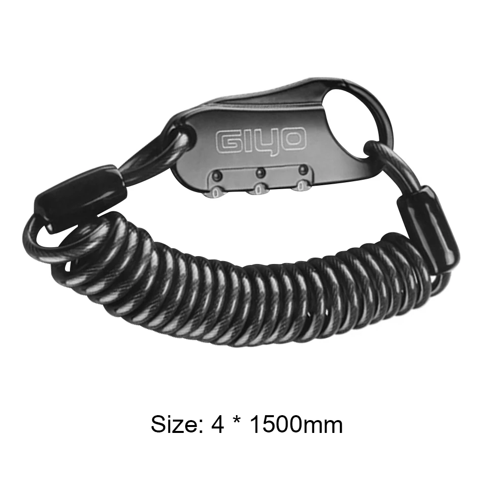 

Bike Password Password Lock Combination Number Code Bike Anti-Theft Bicycle Cycle Lock Steel Cable Chain