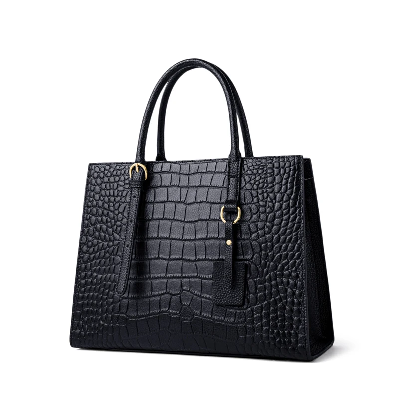 

Stock Coming!HOT- ZOOLER Genuine Leather Handbags Business Women Bag Cow For Work Luxury Designer Leather Totes Winter New#WG306