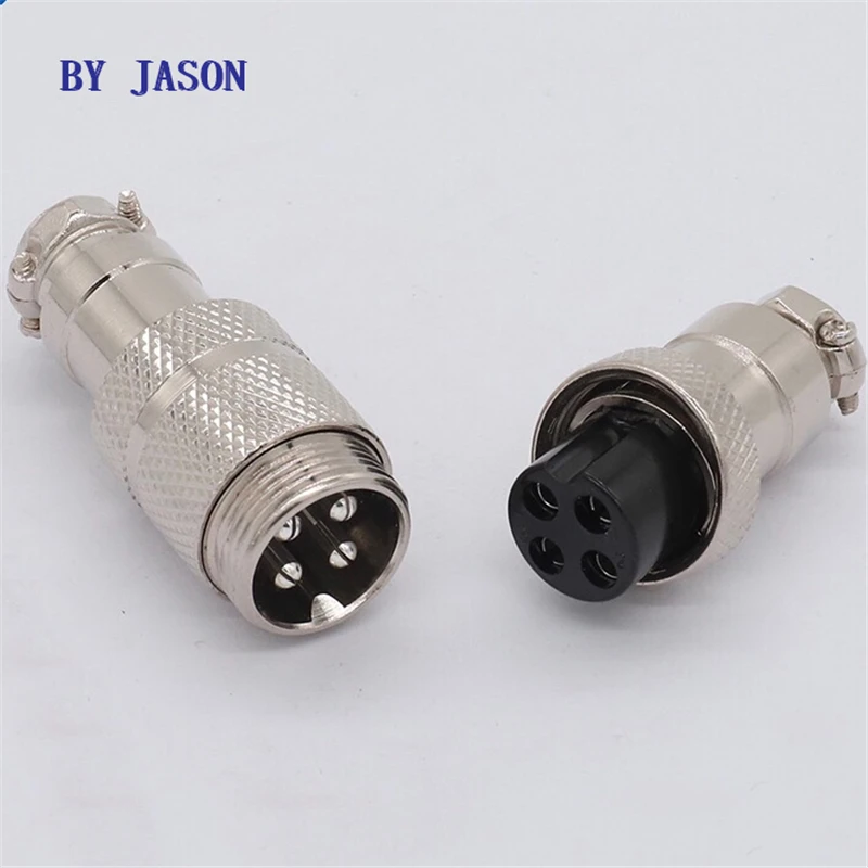 2 шт. GX12 2/3/4/5/6/7 Pin Мужской + Женский 12мм L88-93 Круглый авиационный разъем для панели соединителя проводов с пластиковой крышкой.