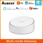 Шлюз Aubess многорежимный с поддержкой Wi-Fi + Bluetooth + Zigbee, удаленное управление голосом через приложение Tuya Smart Life