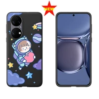 creative astronaut starry universe cartoon phone case for huawei p20 p30 p40 pro honor mate 7a 8a 9x 10i lite