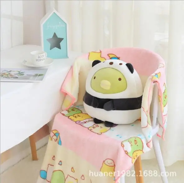 Мультяшная японская анимационная кукла sumikko gurashi угловая био-Подушка с одеялом