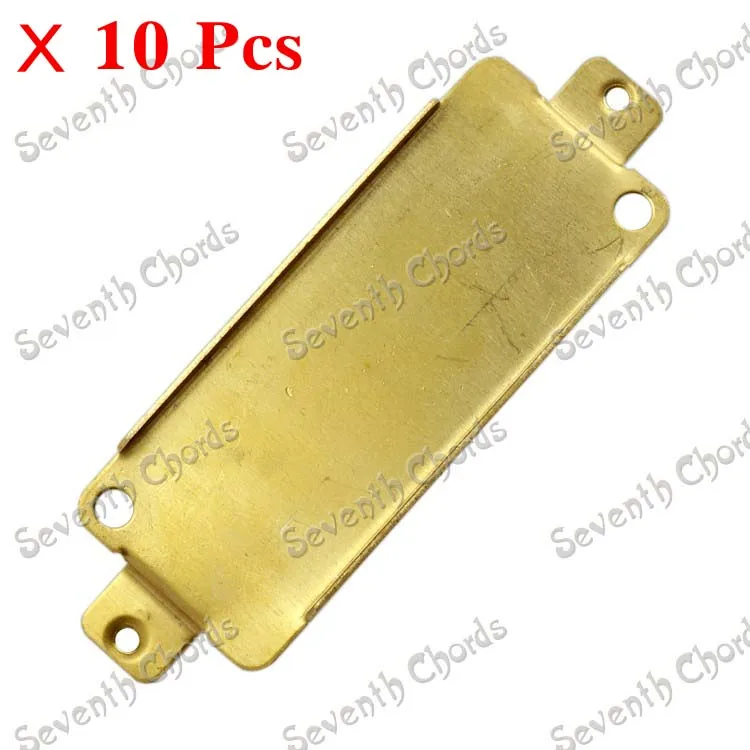 

10 Pcs 67.8mm X 26.8mm Brass Mini Style Pickup Humbucker Baseplate for Electric Guitar