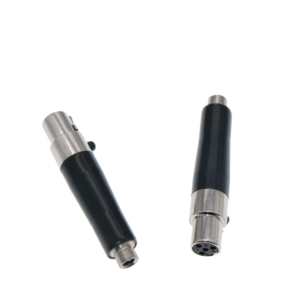 DIY Microphone Cable Adapter Standard 3.5mm Lock Sennheiser to Shure TA4F Mini Female  AKG TA3F 3Pin Connector Converters