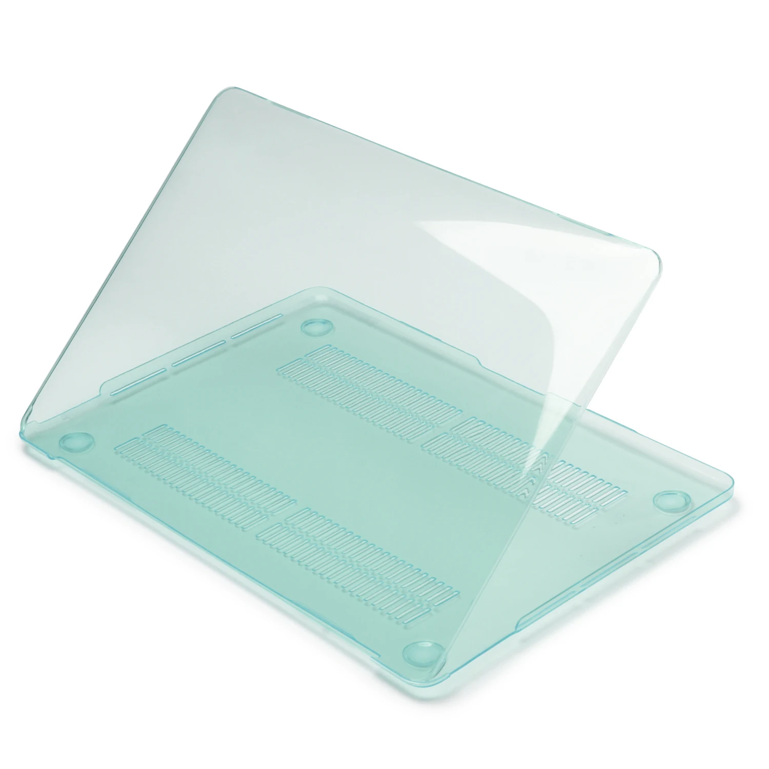 Crystal Green Кристальный твёрдый чехол для ноутбука Macbook Air 13 retina Pro 13, 15 и 16 A2141 A2159 ноутбук чехол A1466 A1990 A1932+ чехол для клавиатуры - Цвет: Crystal Green