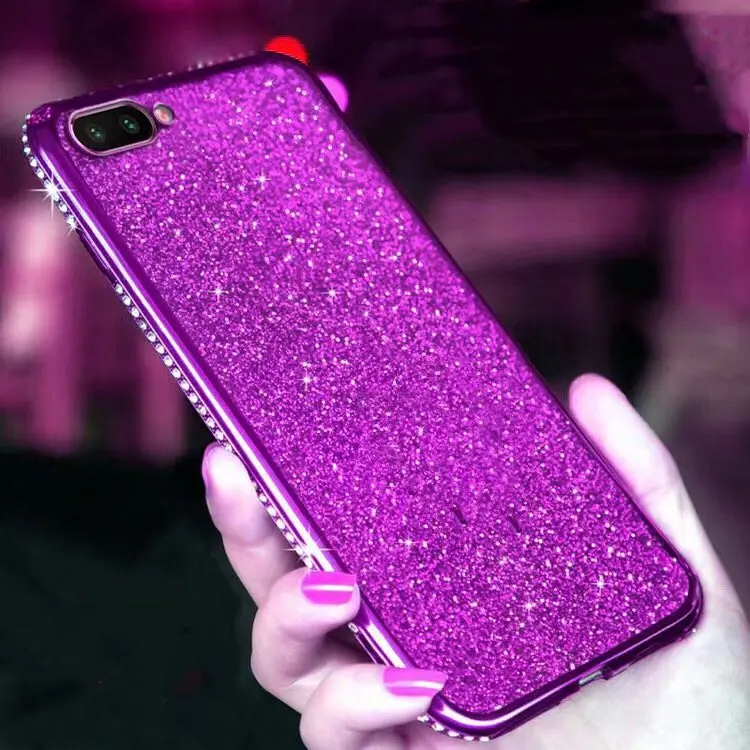 Новые чехлы для Xiaomi Redmi Y3 Note 5 6 7 K20 8 Pro 6A A2 Lite задняя крышка с блестками
