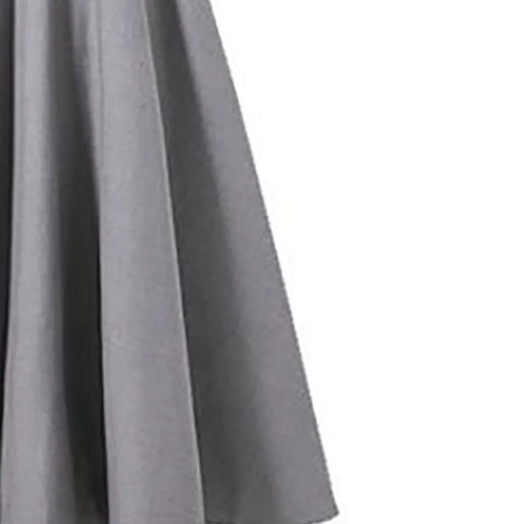 Женское платье винтажные элегантные платья однотонные с рукавом три четверти